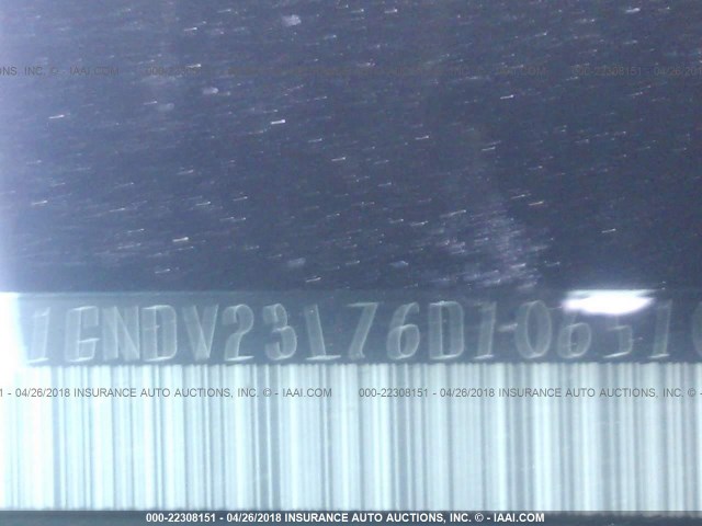 1GNDV23L76D106510 - 2006 CHEVROLET UPLANDER LS BLUE photo 9