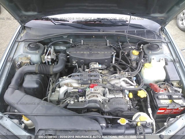 4S3BH6756Y7658513 - 2000 SUBARU LEGACY OUTBACK AWP 绿色 照片 10