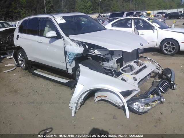 5UXKR0C59H0U50777 - 2017 BMW X5 XDRIVE35I WHITE photo 1