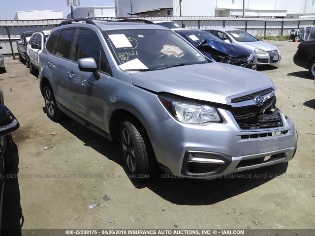 JF2SJADC2HH463708 - 2017 SUBARU FORESTER 2.5I PREMIUM SILVER photo 1