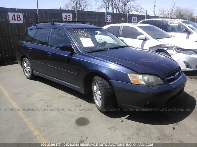 4S3BP626757312386 - 2005 SUBARU LEGACY 2.5I LIMITED BLUE photo 1