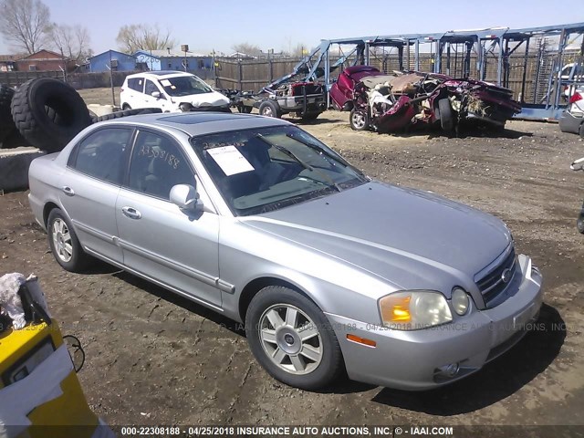 KNAGD126345357463 - 2004 KIA OPTIMA LX/EX SILVER photo 1