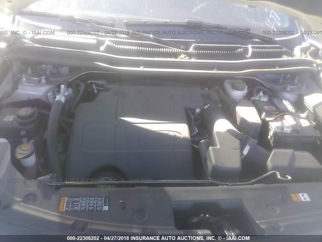 1FM5K7F86GGC09391 - 2016 FORD EXPLORER LIMITED 银色 照片 10