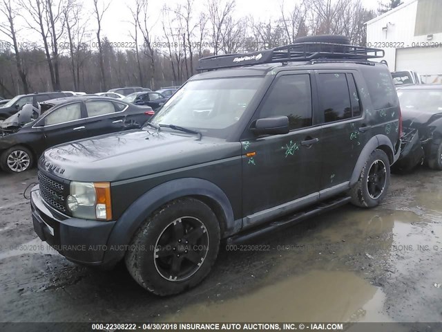 SALAD24455A340689 - 2005 LAND ROVER LR3 SE GREEN photo 2