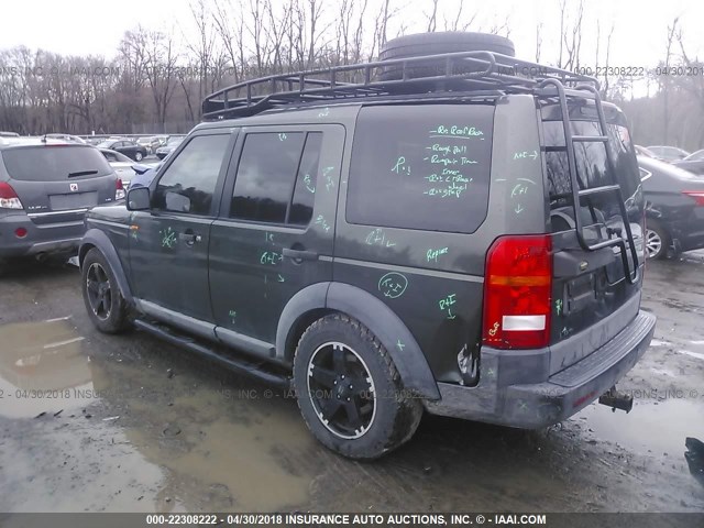 SALAD24455A340689 - 2005 LAND ROVER LR3 SE GREEN photo 3