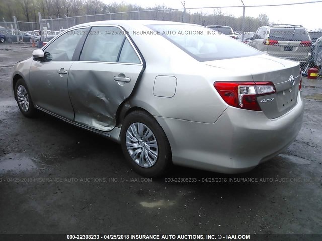4T4BF1FK3ER351587 - 2014 TOYOTA CAMRY L/SE/LE/XLE 米色 照片 3