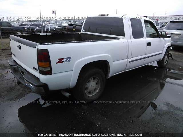 1GTEK19T52E283553 - 2002 GMC NEW SIERRA K1500 WHITE photo 4