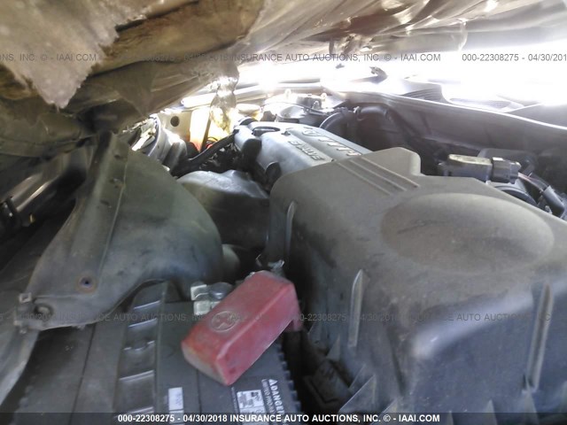 4T1BE32K95U517318 - 2005 TOYOTA CAMRY LE/XLE/SE ნაცრისფერი ფოტო 10