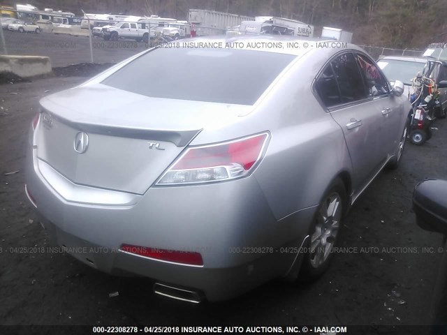 19UUA86519A014272 - 2009 ACURA TL SILVER photo 4