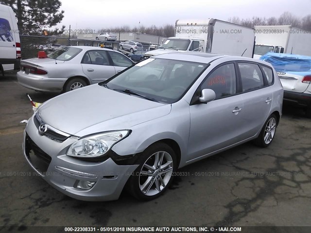 KMHDC86E09U042437 - 2009 HYUNDAI ELANTRA TOURING  SILVER photo 2