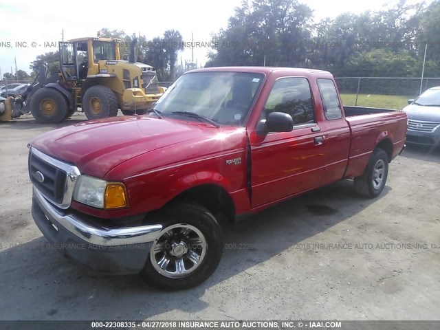 1FTYR14UX4PA57461 - 2004 FORD RANGER SUPER CAB RED photo 6