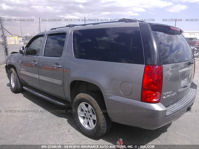 1GKFC16J17R426877 - 2007 GMC YUKON XL C1500 GRAY photo 3