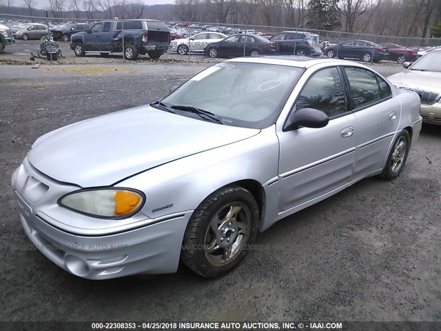 1G2NW52E14C170208 - 2004 PONTIAC GRAND AM GT SILVER photo 2