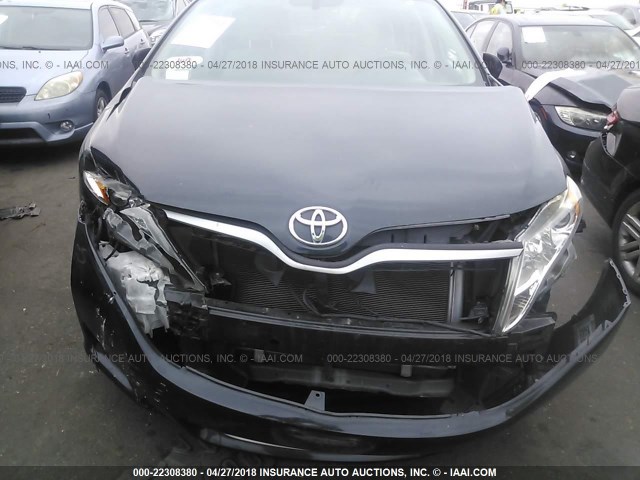 4T3ZA3BB5EU083271 - 2014 TOYOTA VENZA LE/XLE BLACK photo 6