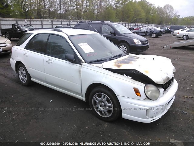 JF1GG65522H802299 - 2002 SUBARU IMPREZA TS WHITE photo 1