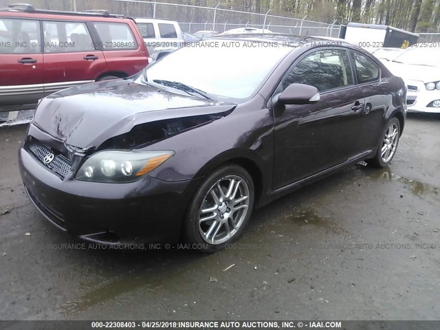 JTKDE167590279142 - 2009 TOYOTA SCION TC 紫色 照片 2