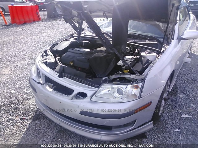 YS3FH79Y346012790 - 2004 SAAB 9-3 AERO SILVER photo 6