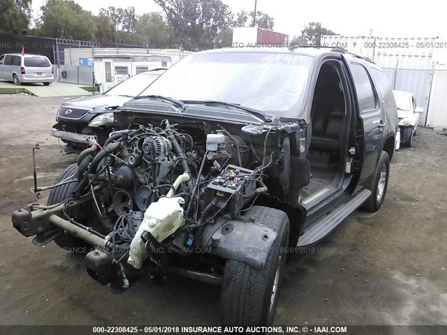 1GNFC13J17R160557 - 2007 CHEVROLET TAHOE C1500 BLACK photo 2