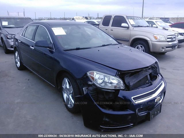 1G1ZC5E03CF272105 - 2012 CHEVROLET MALIBU 1LT 蓝色 照片 1