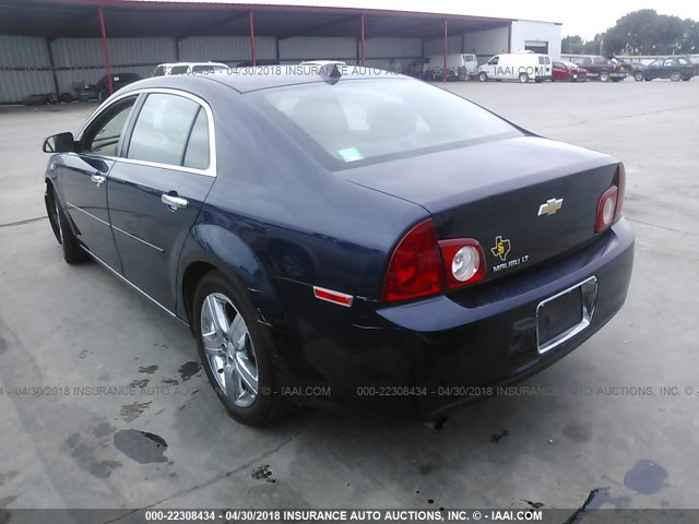 1G1ZC5E03CF272105 - 2012 CHEVROLET MALIBU 1LT 蓝色 照片 3