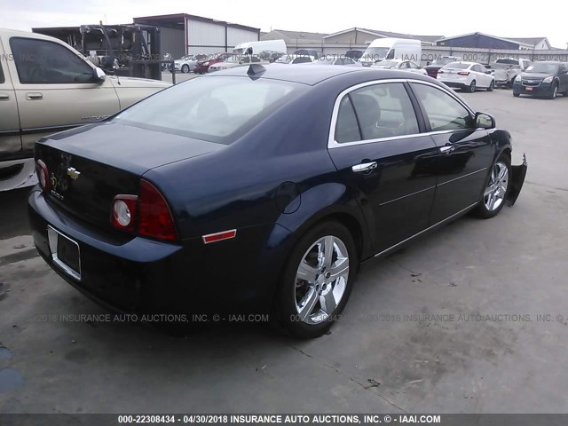 1G1ZC5E03CF272105 - 2012 CHEVROLET MALIBU 1LT 蓝色 照片 4