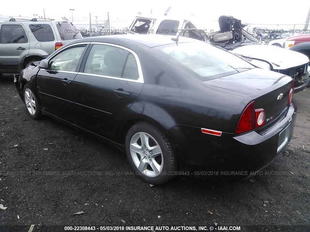 1G1ZB5EB7A4105808 - 2010 CHEVROLET MALIBU LS 黑色 照片 3
