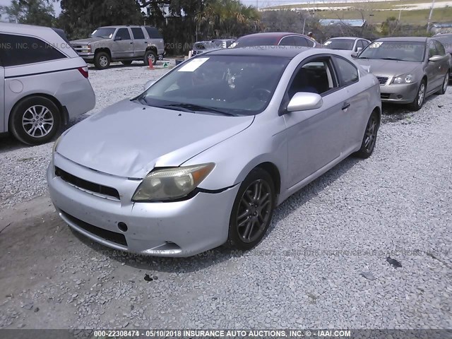 JTKDE177660108863 - 2006 TOYOTA SCION TC 银色 照片 2