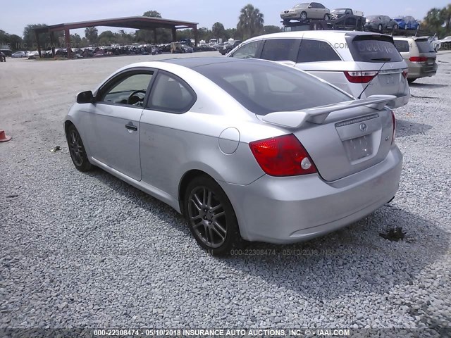 JTKDE177660108863 - 2006 TOYOTA SCION TC 银色 照片 3