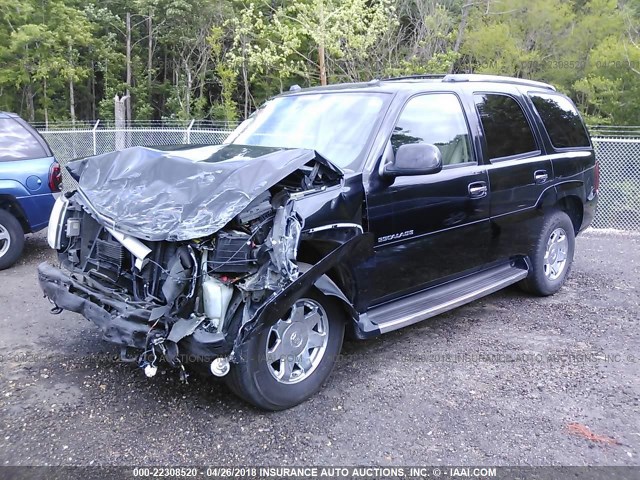 1GYEK63N64R225285 - 2004 CADILLAC ESCALADE LUXURY Schwarz Foto 2