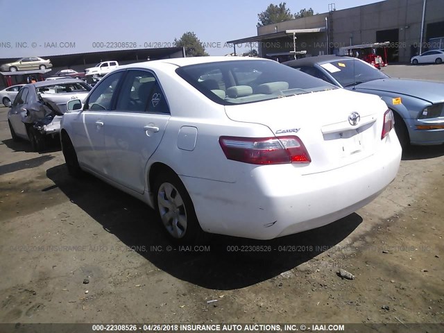 4T1BE46K57U553445 - 2007 TOYOTA CAMRY NEW GENERAT CE/LE/XLE/SE WHITE photo 3