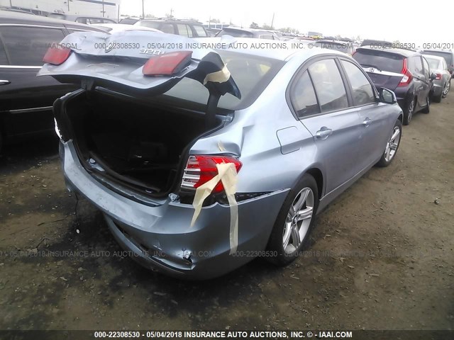 WBA3B5G54FNS18067 - 2015 BMW 328 XI SULEV BLUE photo 4