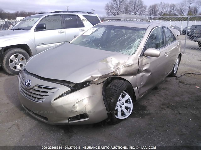 4T1BE46K57U562758 - 2007 TOYOTA CAMRY NEW GENERATION CE/LE/XLE/SE TAN photo 2