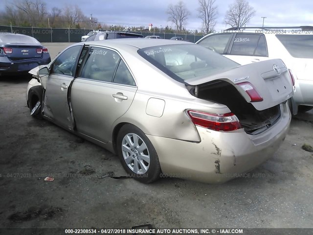 4T1BE46K57U562758 - 2007 TOYOTA CAMRY NEW GENERATION CE/LE/XLE/SE TAN photo 3