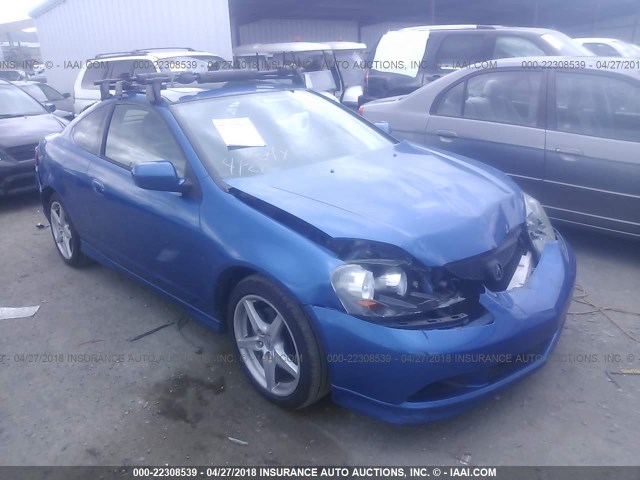 JH4DC530X6S001282 - 2006 ACURA RSX TYPE-S BLUE photo 1