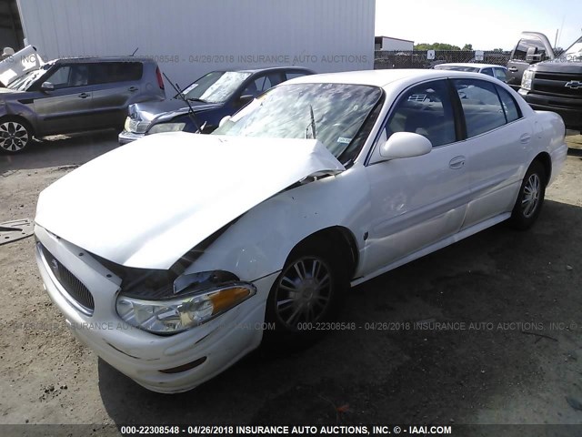 1G4HP52K14U105568 - 2004 BUICK LESABRE CUSTOM WHITE photo 2