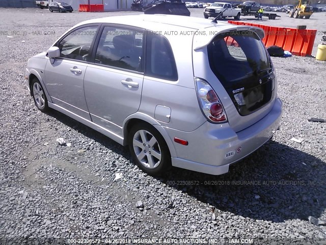 JS2RC61H755300205 - 2005 SUZUKI AERIO SX SILVER photo 3