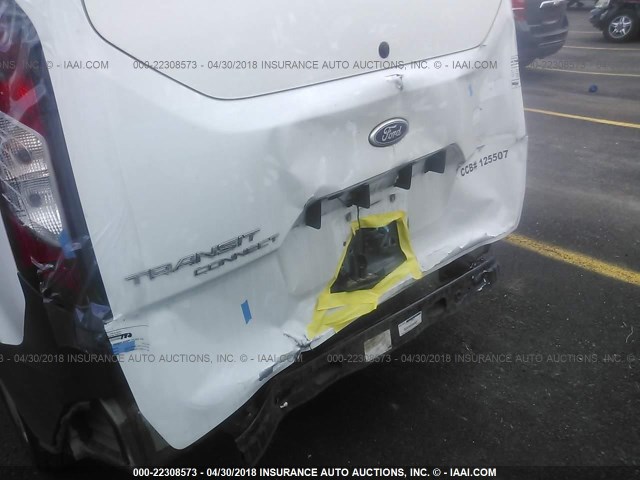 NM0LE7E70E1143171 - 2014 FORD TRANSIT CONNECT XL WHITE photo 6