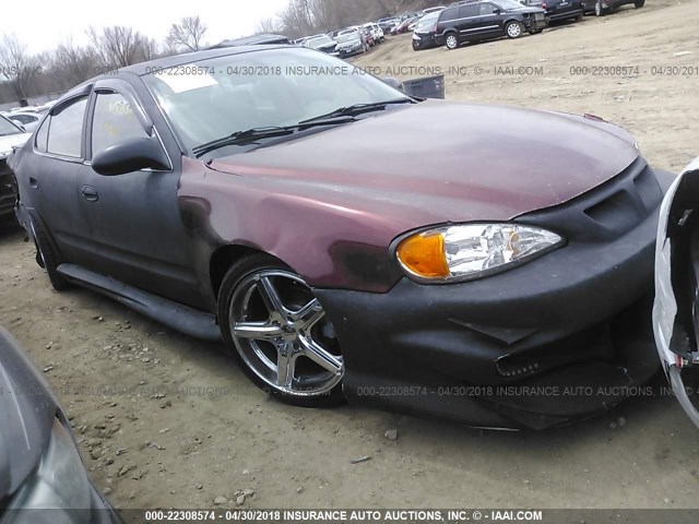 1G2NF52F42C129979 - 2002 PONTIAC GRAND AM SE1 MAROON photo 1