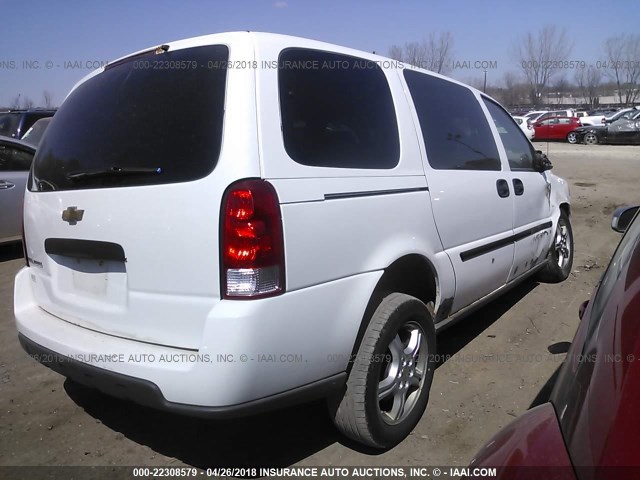 1GNDV23118D110909 - 2008 CHEVROLET UPLANDER LS WHITE photo 4