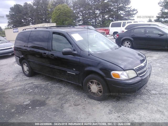 1GNDX13E12D309330 - 2002 CHEVROLET VENTURE LUXURY BLACK photo 1