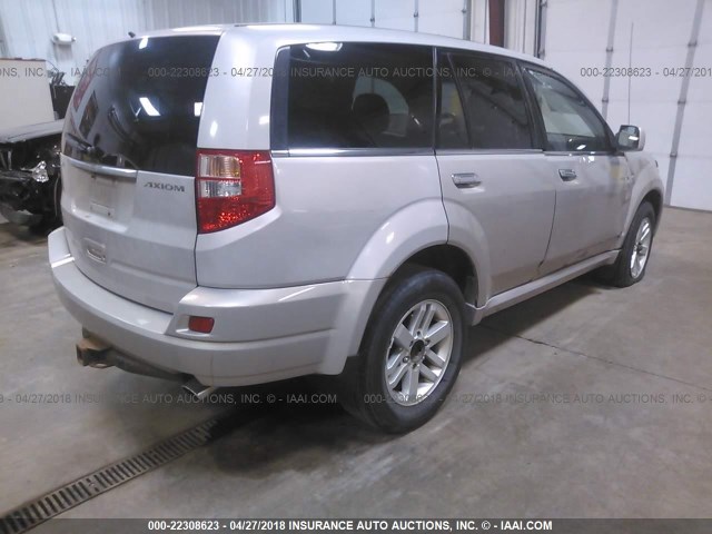 4S2DF58X624610418 - 2002 ISUZU AXIOM XS Gümüş foto 4