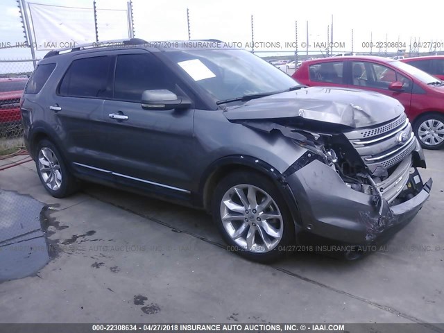 1FMHK7F85BGA88424 - 2011 FORD EXPLORER LIMITED 灰色 照片 1