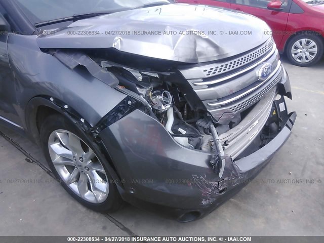1FMHK7F85BGA88424 - 2011 FORD EXPLORER LIMITED 灰色 照片 6