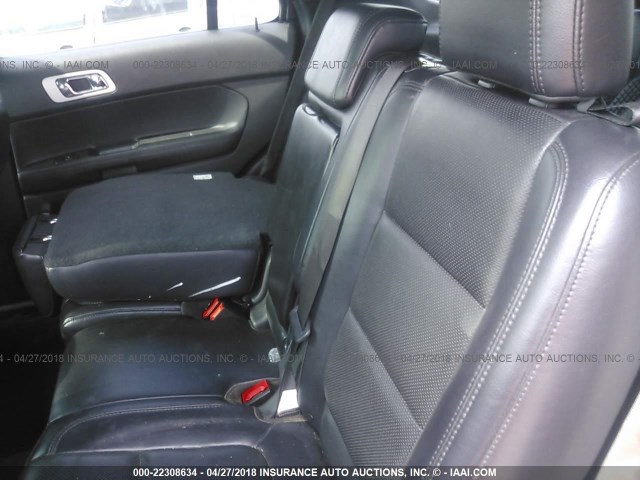 1FMHK7F85BGA88424 - 2011 FORD EXPLORER LIMITED GRAY photo 8