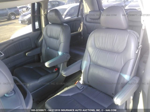 5FNRL38616B104712 - 2006 HONDA ODYSSEY EXL ლურჯი ფოტო 8