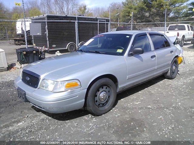 2FAHP70V49X142536 - 2009 FORD CROWN VICTORIA  GRAY photo 2