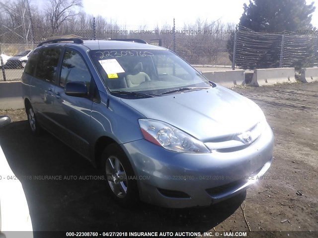 5TDZA23CX6S584791 - 2006 TOYOTA SIENNA CE/LE BLUE photo 1