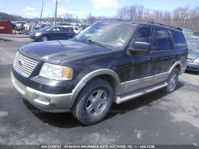 1FMFU17575LA24643 - 2005 FORD EXPEDITION EDDIE BAUER GRAY photo 2