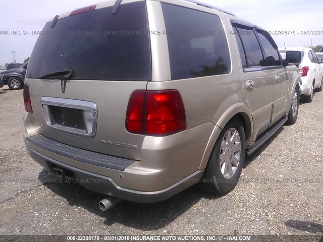 5LMFU28R64LJ19486 - 2004 LINCOLN NAVIGATOR Champagne photo 4
