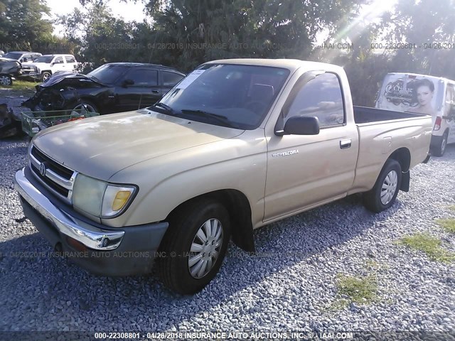 4TANL42N6XZ564458 - 1999 TOYOTA TACOMA GOLD photo 2